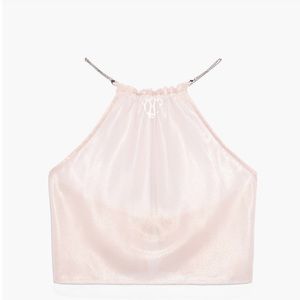 Savage Fenty by Rihanna Liquid Metal Sleep Cami SZ M & Tap Short SZ S Pink NWT